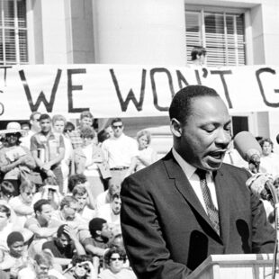 1_martin-luther-king-jr-delivers-a-speech-to-a-crowd-of-approximately-7000-people-on-may-17-1967-at-uc-berkeleys-sproul-plaza-in-berkeley-california-photo-by-michael-ochs-archivesgetty-images VIDEO PODCAST: Bob Dylan’s Songs of Social Protest (Part 4)