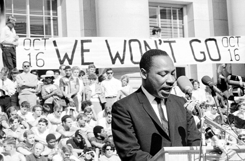 1_martin-luther-king-jr-delivers-a-speech-to-a-crowd-of-approximately-7000-people-on-may-17-1967-at-uc-berkeleys-sproul-plaza-in-berkeley-california-photo-by-michael-ochs-archivesgetty-images VIDEO PODCAST: Bob Dylan’s Songs of Social Protest (Part 4)